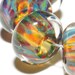 Boro Beads Glass Lampwork Beads Lampwork Borosilicate Handmade By Brenda Scata set of  7 NEVADA DUST