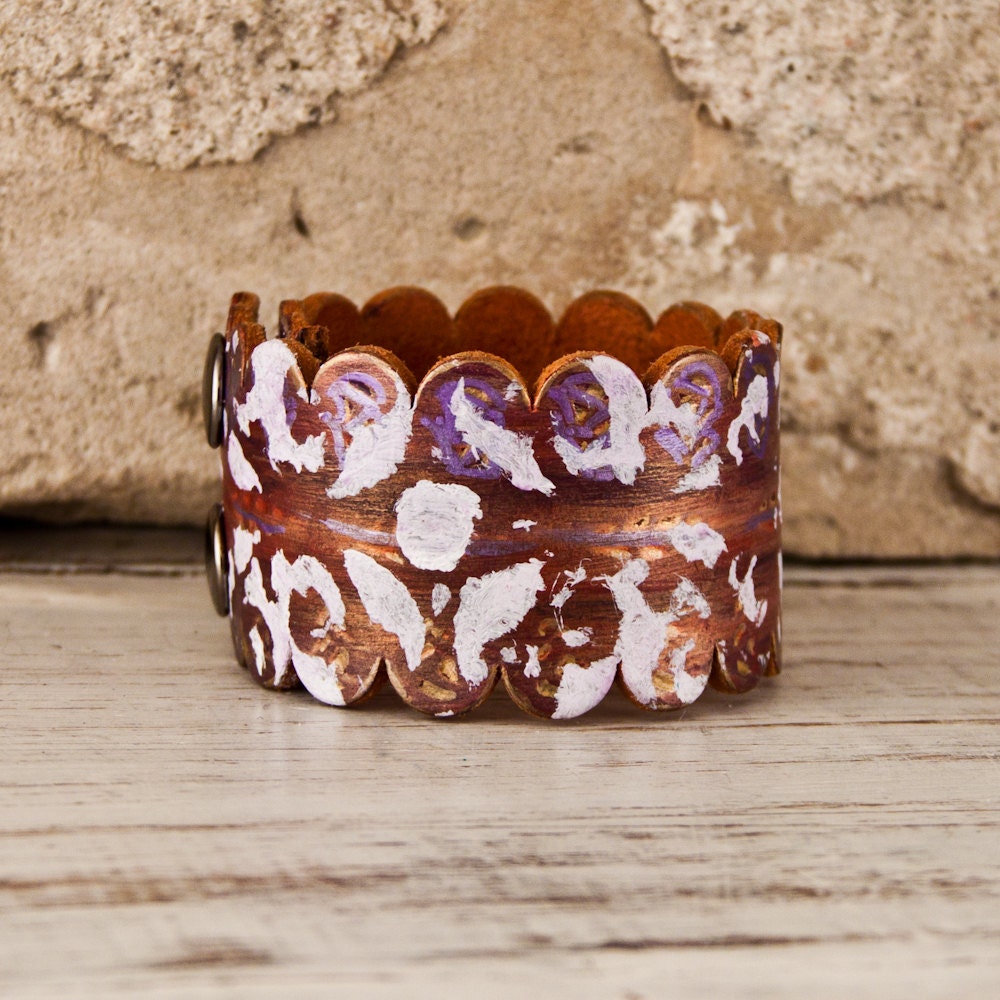 Original Design Leather Jewelry Cuffs Bracelets for Women - Ethnic - Festival - Nomad - Free Spirit -