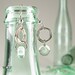 Eco Friendly Recycled Glass Bead Earrings Floret Dangle Drop Earrings