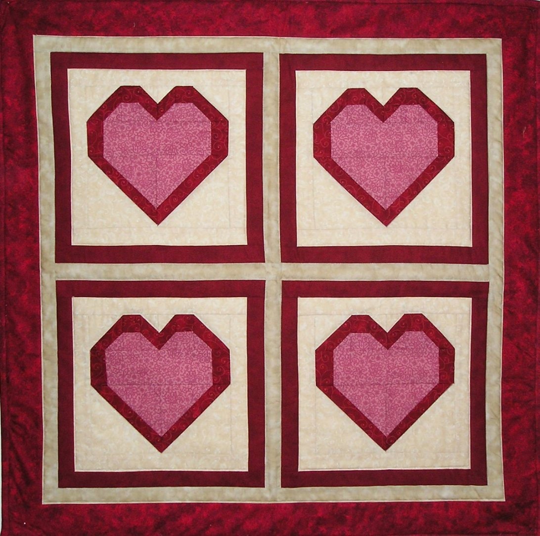 Heart Finished Quilt