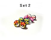 Pokéball Earring Set