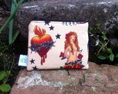 Tattoo Print Mini Wallet