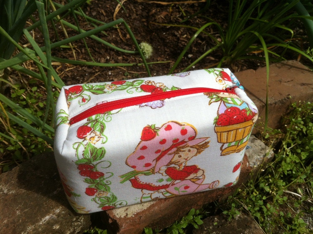 Strawberry Shortcake Rectangular Zipper Pouch Recycled