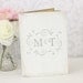 Wedding Guest Book Bridal Shower Shabby Chic Decor