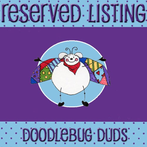 reserved listing for carolyn rainbow