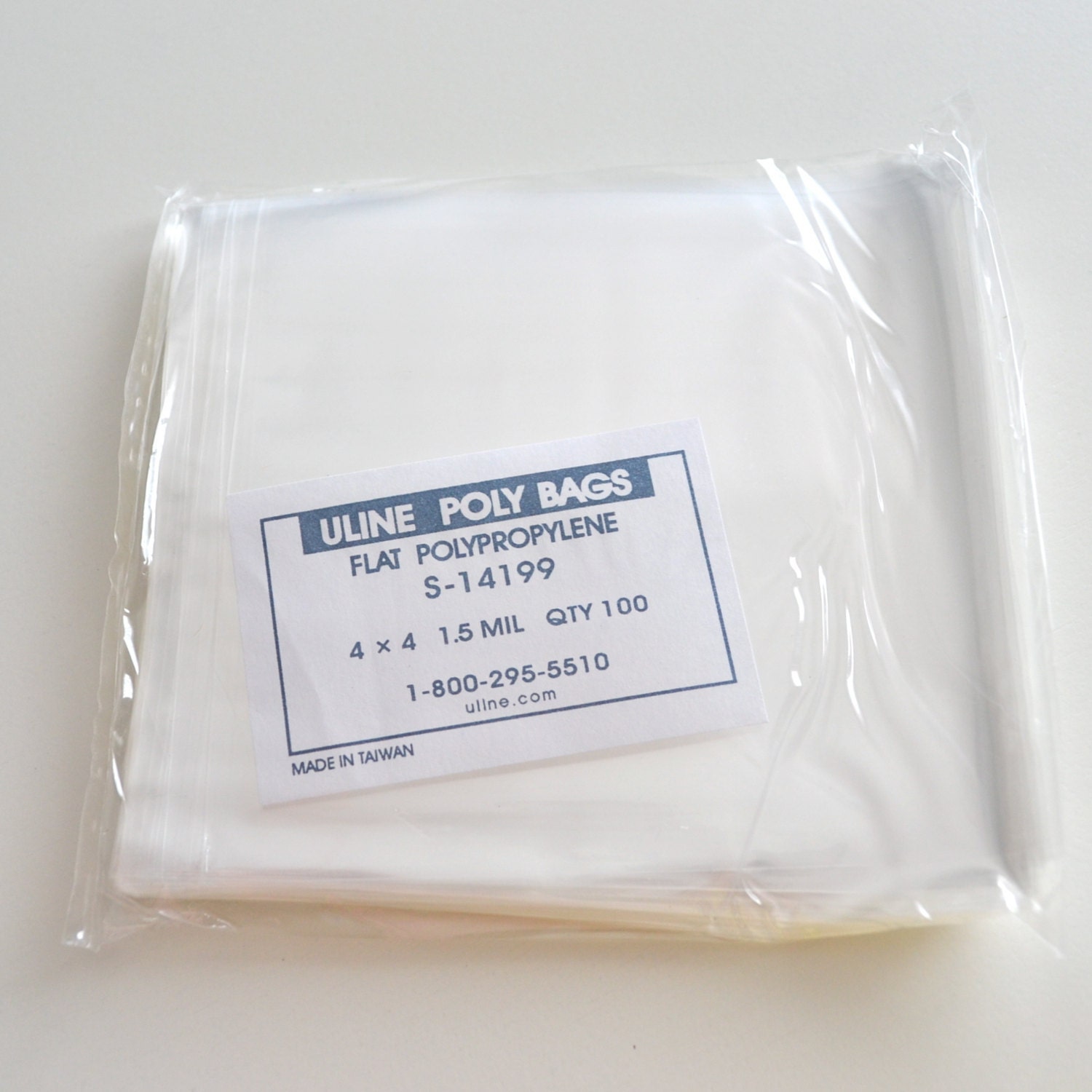 500 Clear 4x4 Poly Bags