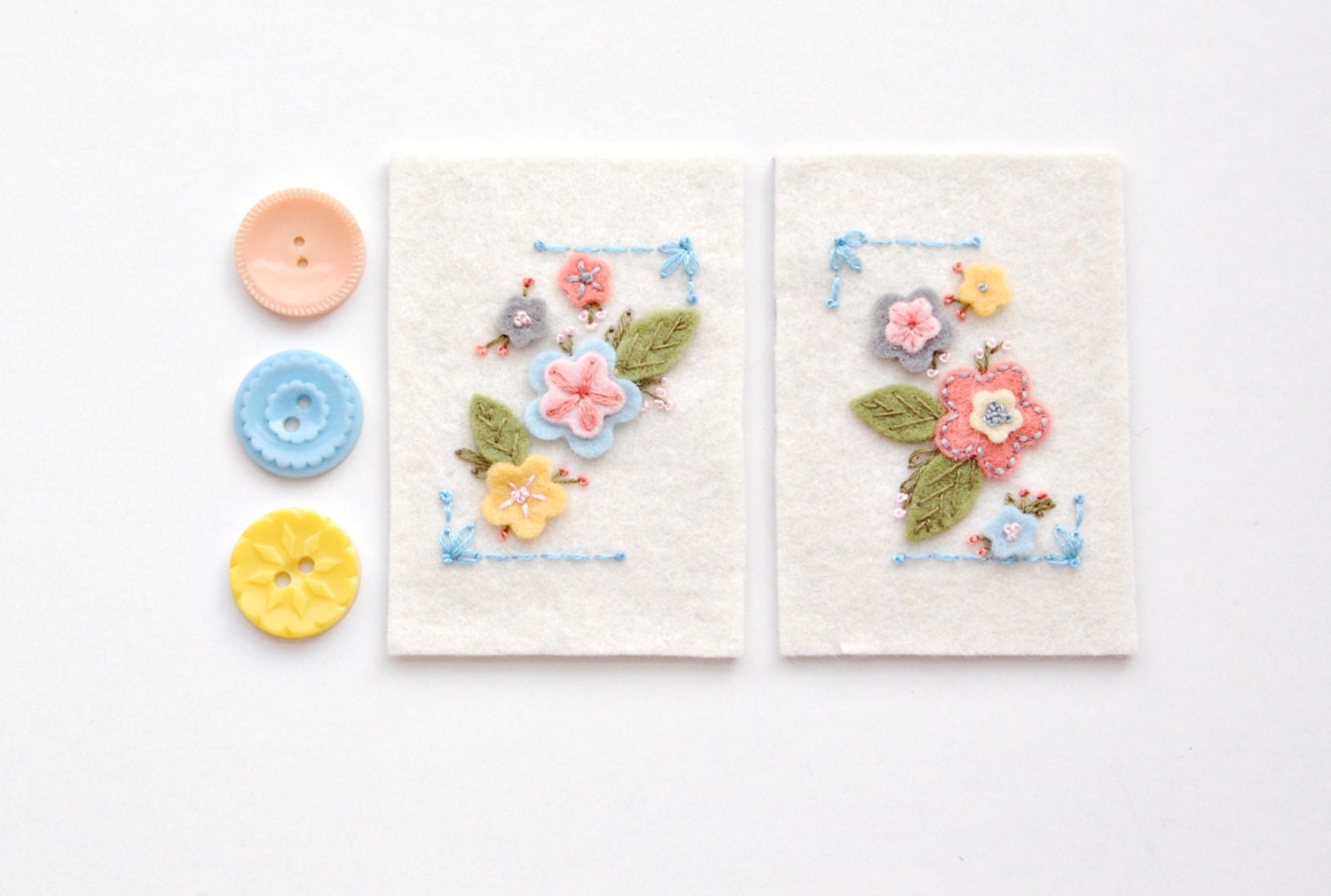Mini Embroidered Wall Hanging Set