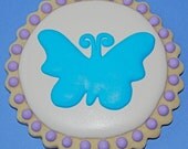 Butterfly Decorated Sugar Cookies (12)