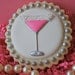 Pink Martini Decorated Sugar Cookies (12)