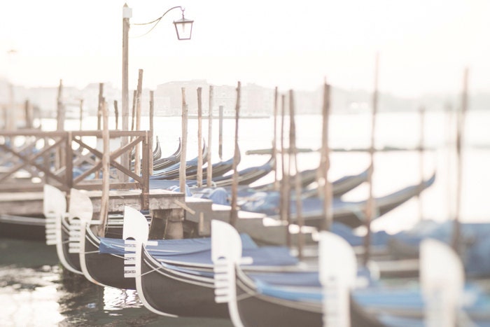 Venice Photography - The Gondolas, Grand Canal, Venice, Italy, Home Decor, Beautiful Travel Wall Art