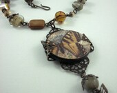 Weeping Willow Butterfly Necklace