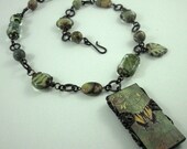 Spring Forest Butterfly Necklace