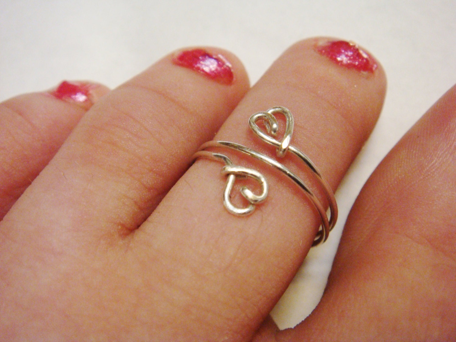 Sterling Silver Heart Toe Ring