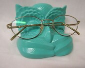 Owl Eyeglasses Holder Turquoise