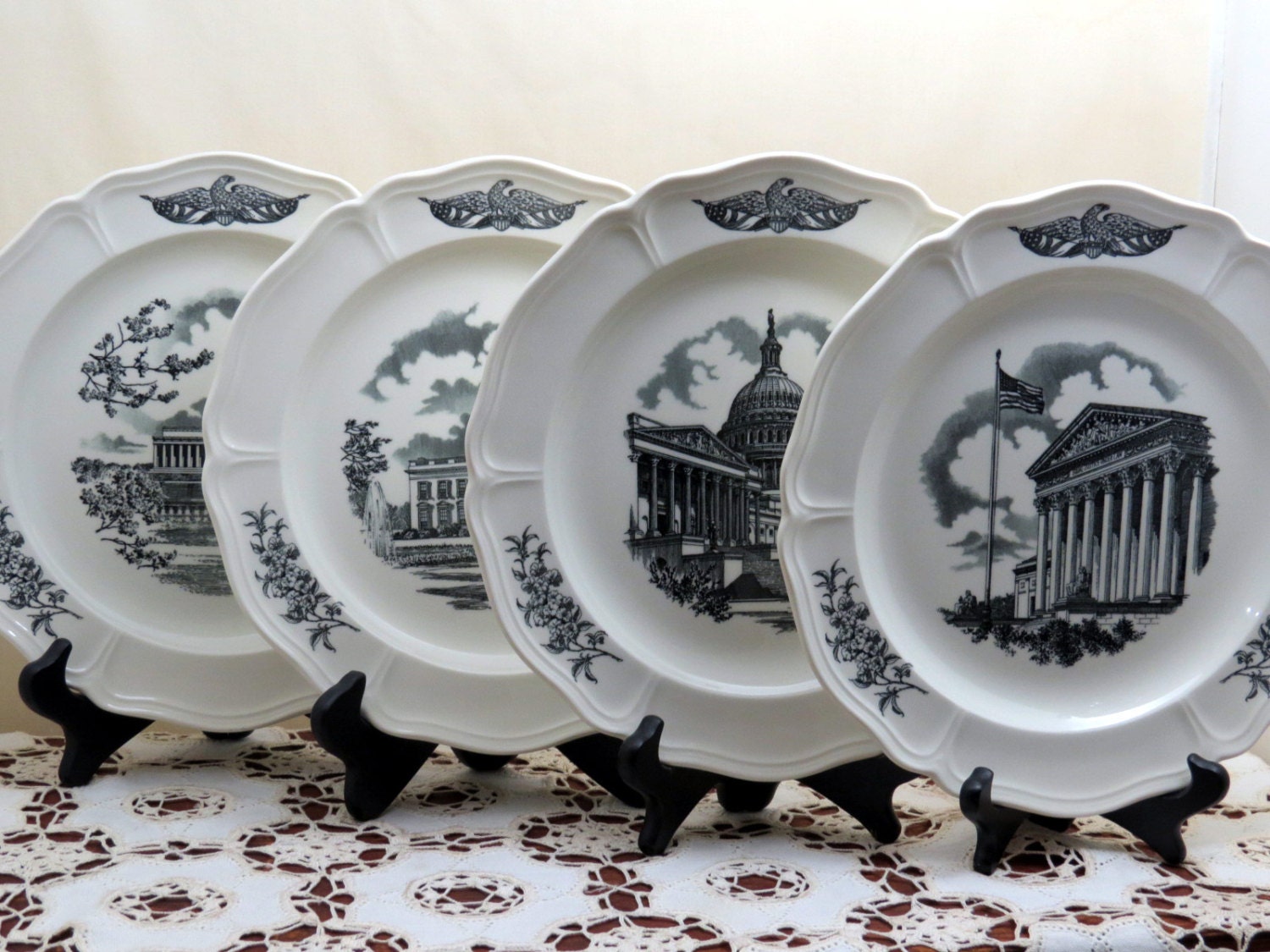 Wedgwood "The Federal City" Plates, Limited Edition