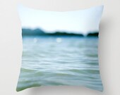Nautical throw pillow cover chic home decor beach photo pillow cover fine art photograph throw pillow navy green aqua
