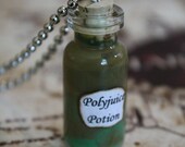 ON SALE Harry Potter Potion - Polyjuice Potion Vial Necklace