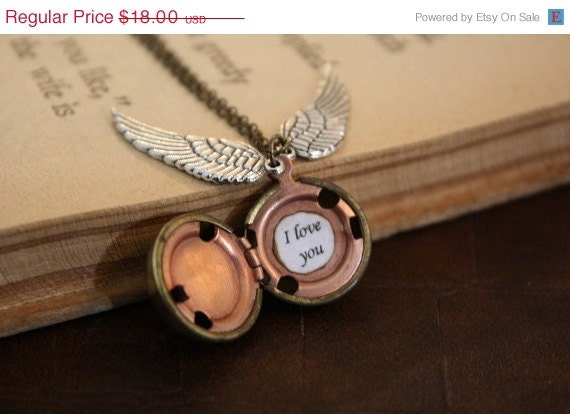 ON SALE Harry Potter Golden Snitch Necklace - I Love You - You Choose the Snitch