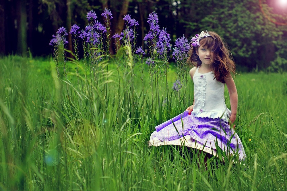 Lavendar Twirl Skirt and Top