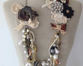 Croc Couture Statement Necklace - As featured in Fashion Week 2013