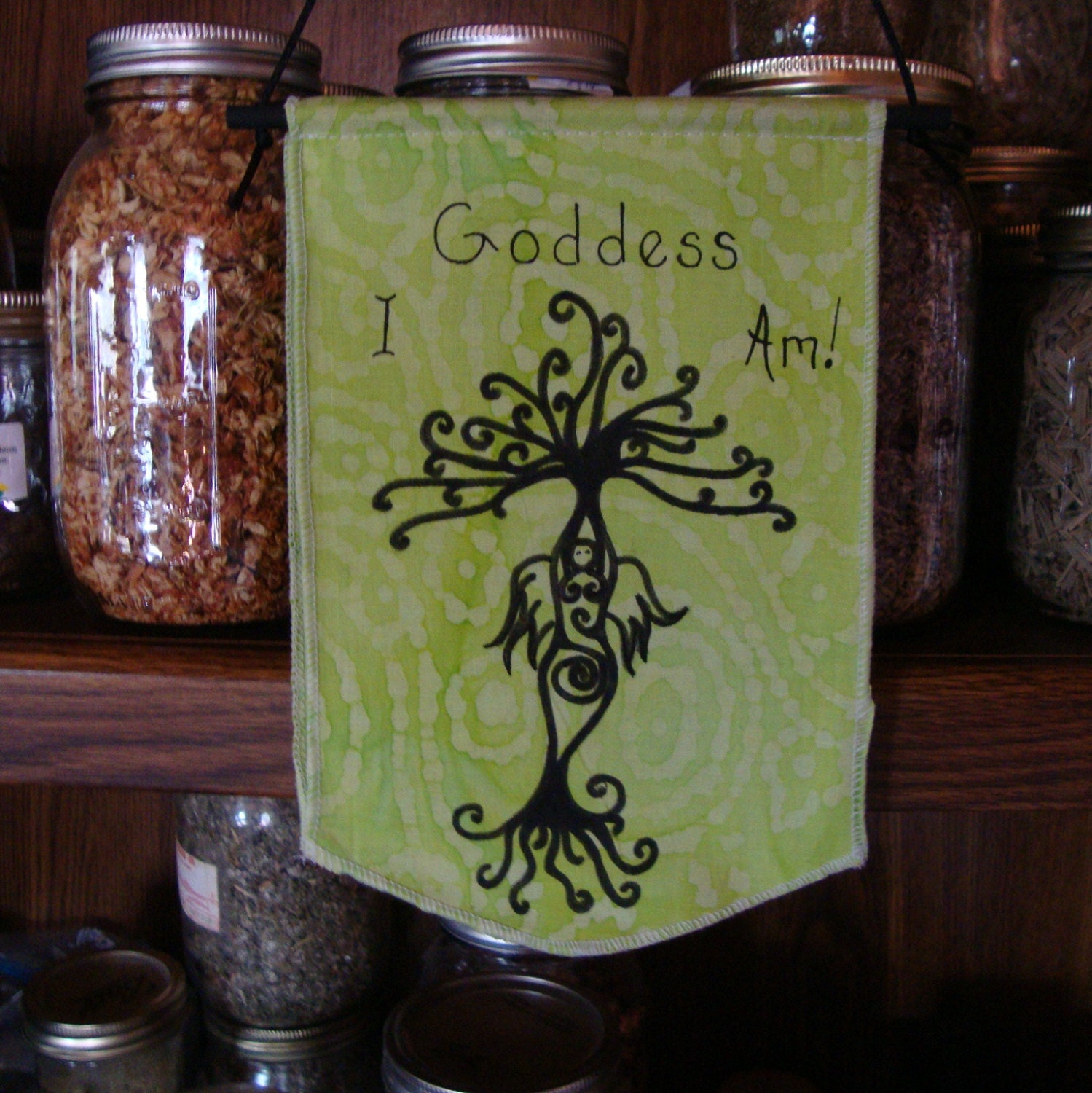 Goddes I Am / Wall Hanging / Home Decor / by lavendermoonoasis