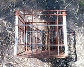 Antique Metal Milk Crate- Topeka, Kansas