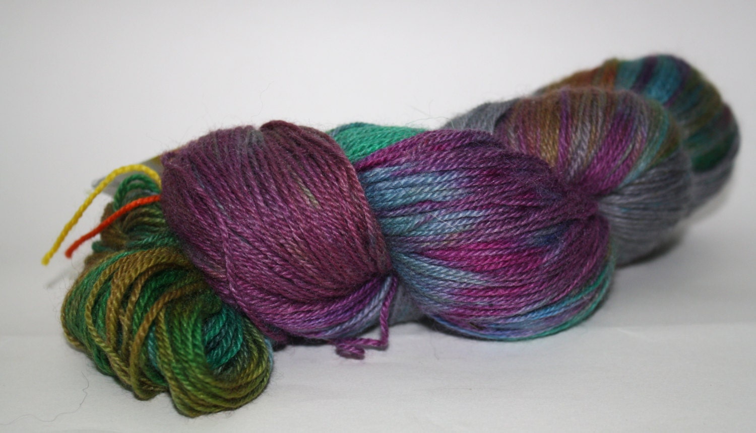 merino silk fingering, 400 yards--magic silky string--tramps and thieves