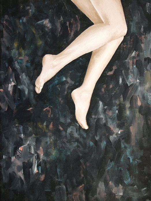 The Smallest Oceans - 11x14 print of an original painting