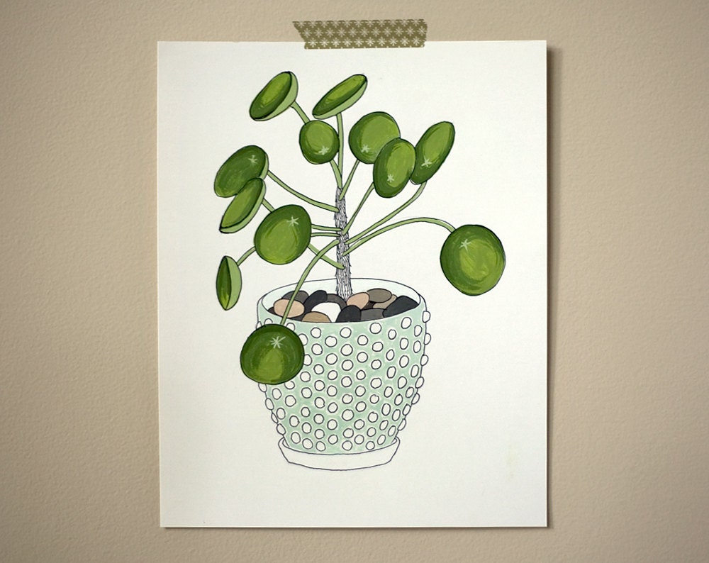 Original Painting - Houseplant Portrait No. 1