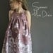 NEW Summer Maxi Dress pattern and tutorial PDF 6y-12y easy sew long tank dress tunic