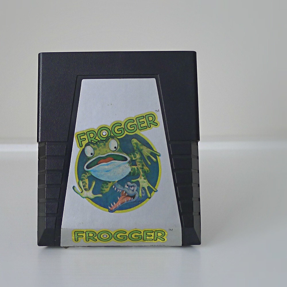 Classic Atari Video Game, "Frogger" - 1980s, kids, pop culture, gift for dad, retro, old skool, geekery