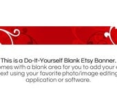 Blank Etsy Banners - Abstract 31 PS Banner - Immediate Download