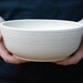 Made to order - A set of four large stoneware pottery salad bowls bowls for your kitchen