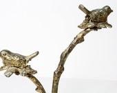 Vintage Gold Metal Bird Paper/Note Holder