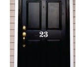 Front Door street address numbers wall decal - two numbers