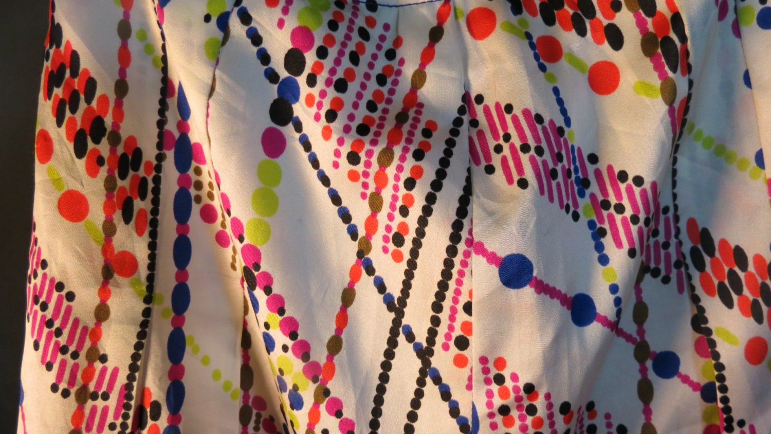 1980s Splatter-Paint Skirt