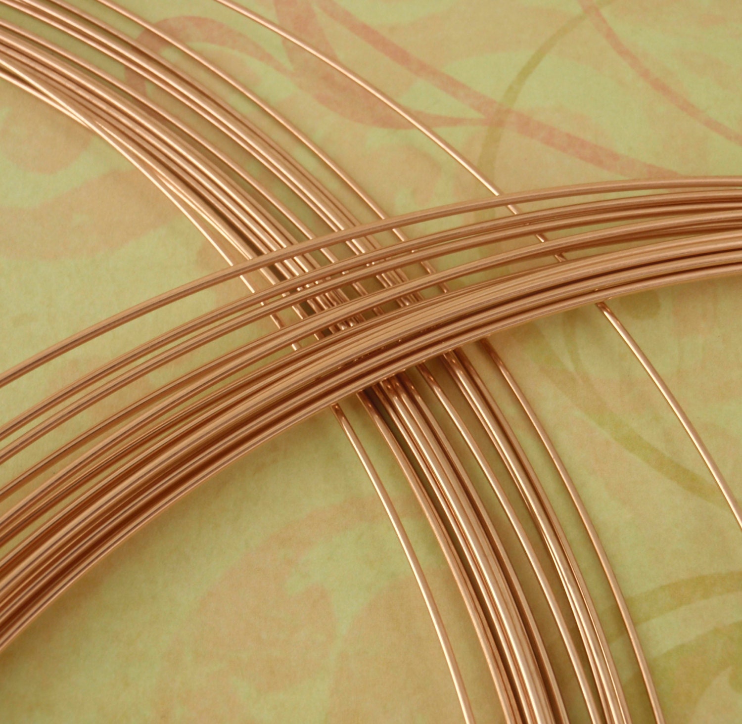 14kt Rose Gold Filled Wire -  Dead Soft - 1/4 Troy ounce - YOU Pick the Gauge 12 to 28