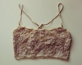 Ivory Nude Lace Cami Bralette