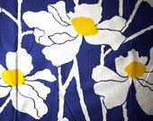 Vintage Retro Floral Daisy Fabric