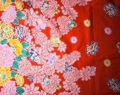 Vintage Japanese Floral Fabric
