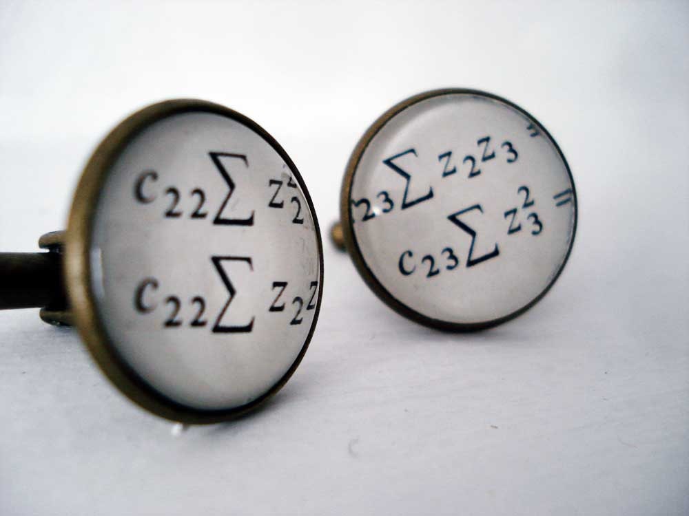 Mathematics Equation Cufflinks