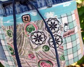 Super-Sturdy Garden/Craft Tool Belt in Pink, Aqua and Turquiose