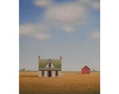 CUSTOM House PORTRAIT Home 11 x 14 Painting Art Landscape Portrait House Art Original Canvas Portrait Memorial Keepsake Art Gift