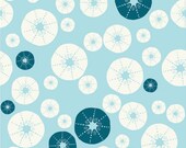 Urchin Shells in Sky from Set Sail for Birch Fabrics -  Half Yard