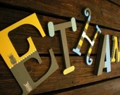 Wall Letters - Mixed Font - Children's Name - Room Decor