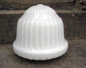 Large Milk Glass Vintage Dome, Vintage Globe Light