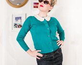 super amazing vintage green cardigan