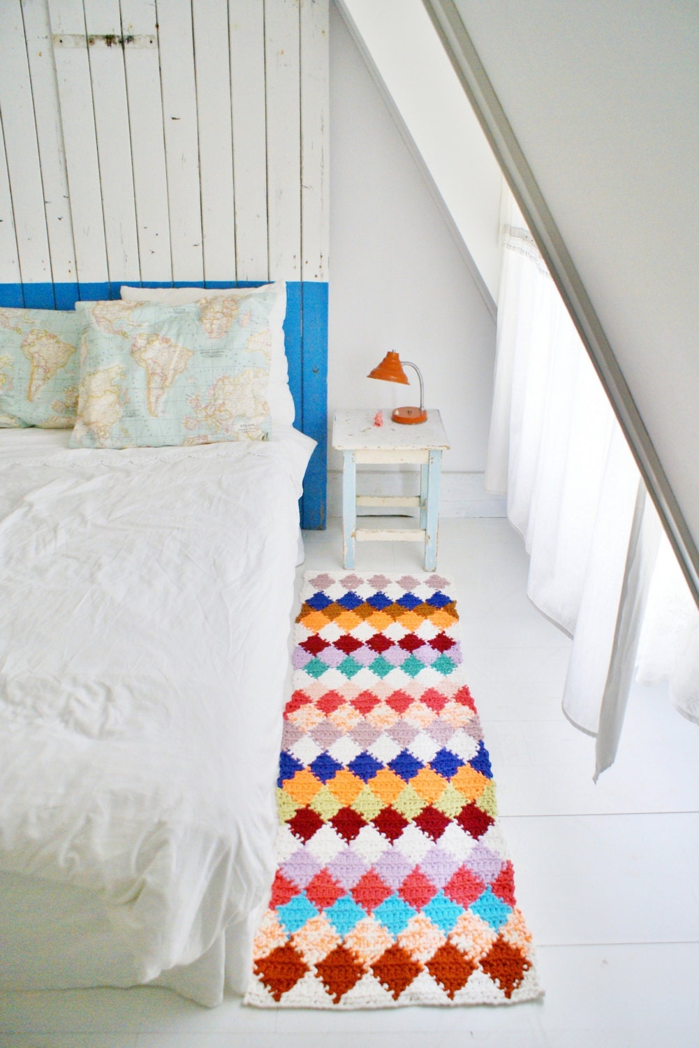 wood & wool boucherouite rug