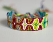 Knotted Friendship bracelet, Macrame, Carnival bracelet spring and summer pantone
