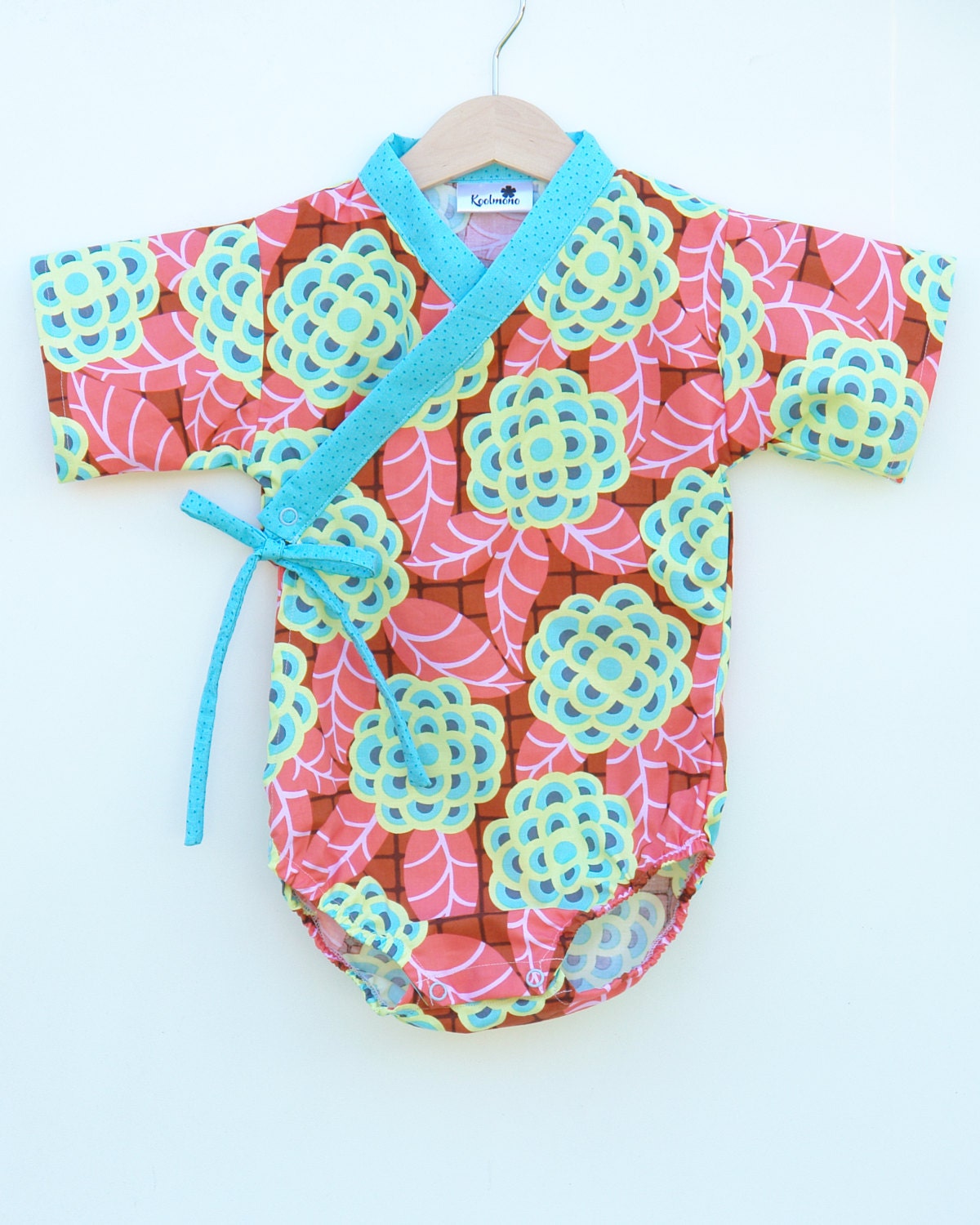 Baby Kimono One peice outfit - CAMEO - Baby girls summer outfit - pretty baby clothes
